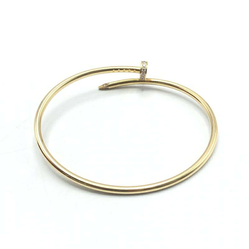 【中古】Cartier ジュストアンクル ダイヤブレスレット ゴールド カルティエ Au750...