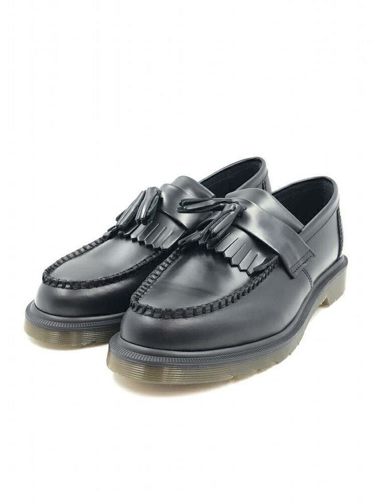 【中古】Dr.Martens ADRIAN タッセルローファー ブラック UK8 ドクターマーチン エイドリアン[24]