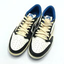 【中古】Travis Scott × Fragment × NIKE AIR JORDAN 1 Low OG SP Military Blue スニーカー 29...