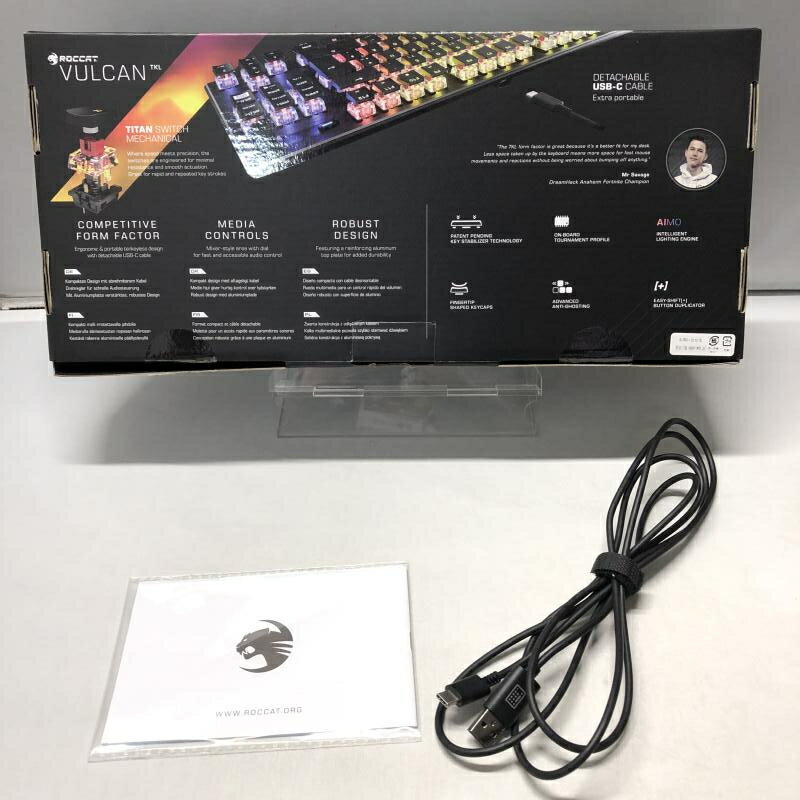 【中古】ROCCAT USB ゲーミングキーボード 日本語配列モデル テンキーレス ROC-12-285[15]