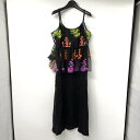【中古】COMME des GARCONS COMME des GARCONS 23SS フラワー刺繍レイヤードキャミソールワンピース サイズM RK-O021...