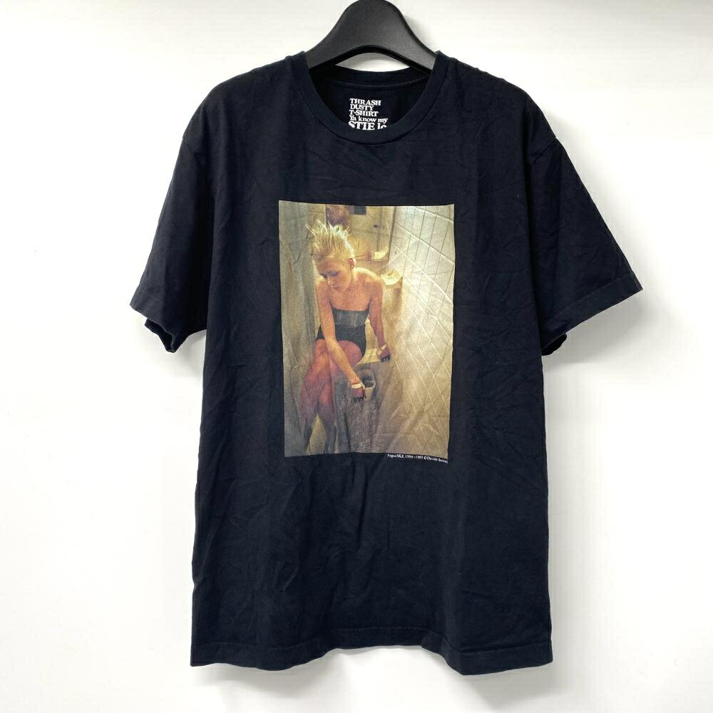 【中古】Stie-lo×DavideSorrenti JickyintheBathroomforMINEDENIM Tシャツ サイズL ブラック スティー..