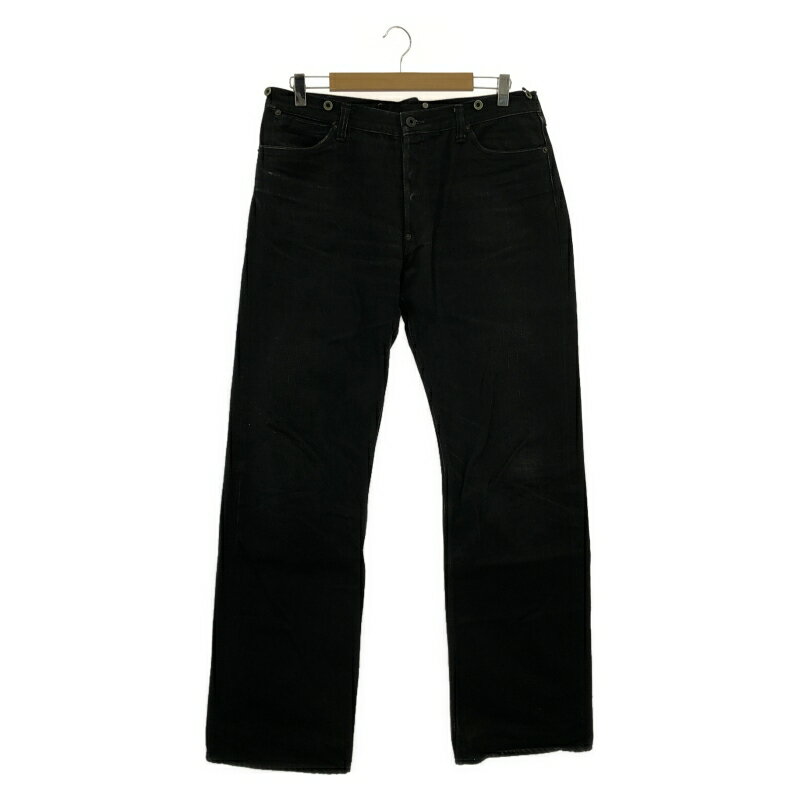 【中古】OLD JOE＆Co ブラックデニム Old No.0183 36 ブラック オールドジョーアンドコー[10]