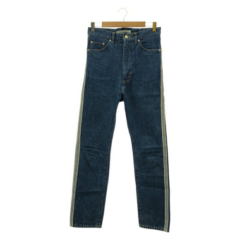 【中古】JOHN LAWRENCE SULLIVAN WASHED DENIM INSIDEOUT PANTS サイズ46 2A010-0318-26 インディゴ [17]