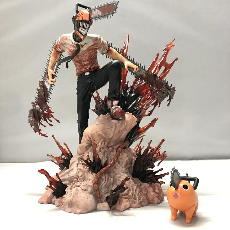 【中古】SHIBUYA SCRAMBLE FIGURE 渋谷スクランブル チェンソーマン デンジ ポチタ 特典付き 本体のみ[15]のサムネイル