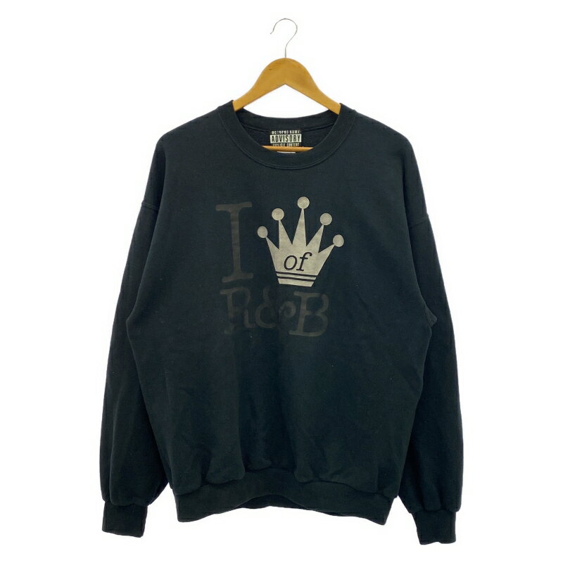 【中古】OCTOPUS ARMY ADVISORY スウェット サイズL ブラック[91]