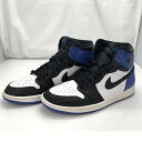 【中古】fragment design×Nike Air Jordan 1 Retro High OG Black/Sport Royal/White サイズ2...
