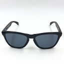 【中古】OAKLEY FRAGMENT x OAKLEY Frogskins Polished Black w/Prizm Grey