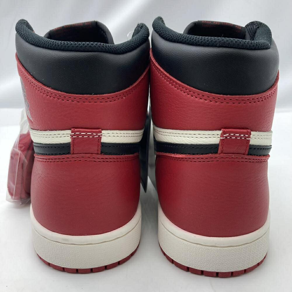 【中古】NIKE AIR JORDAN 1 RETRO HIGH OG Bred Toe サイズ28cm 555088-610 ※ラメ...