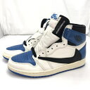 【中古】NIKE×Travis Scott×Fragment AIR JORDAN 1 Retro High OG SP