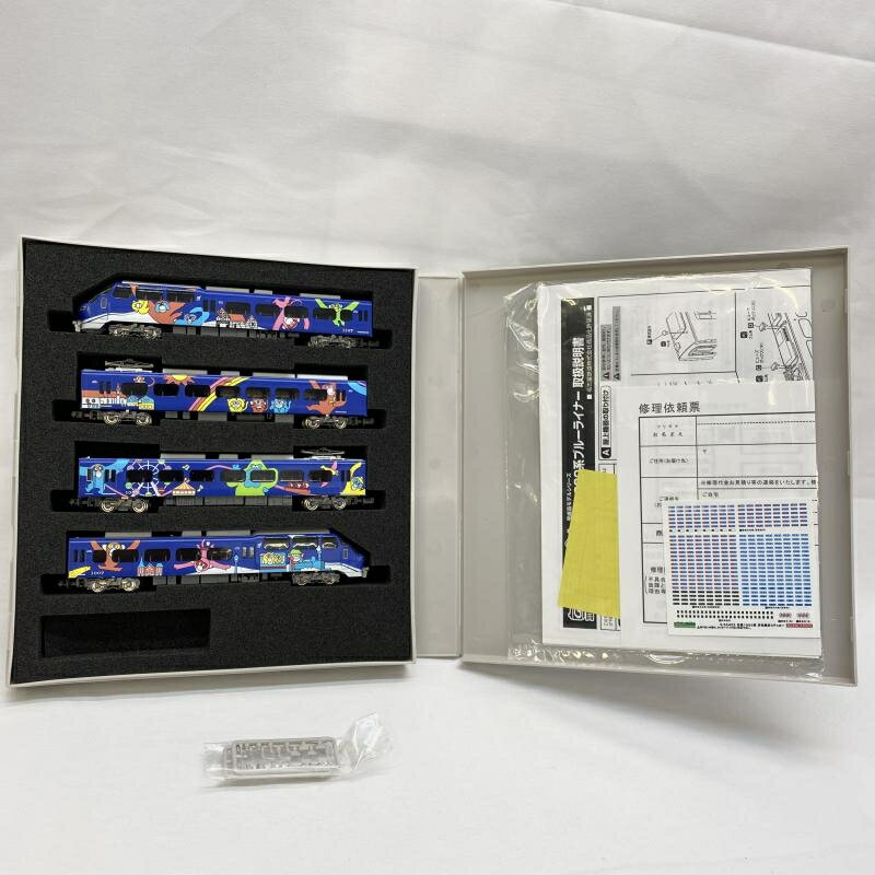 【中古】004 GREENMAX 50691 名鉄1000系ブルーライナー 4両セット[19]