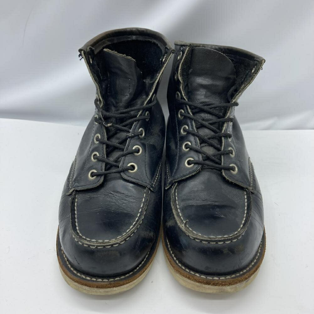 【中古】RED WING 96年製 8179 アイリッシュセッター サイズ9E レッドウィング ブラック[19]