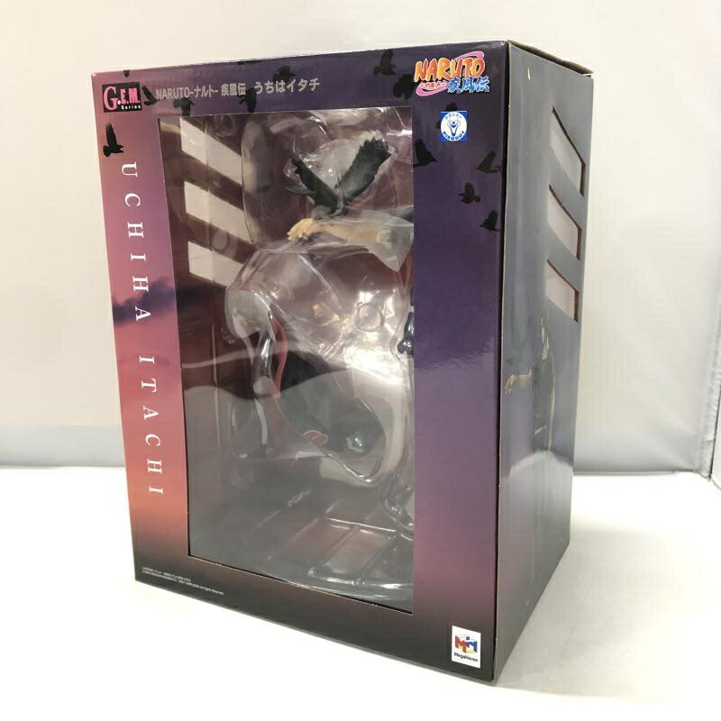 【中古】メガハウス G.E.M.シリーズ うちはイタチ NARUTO ナルト 疾風伝 台座傷有...