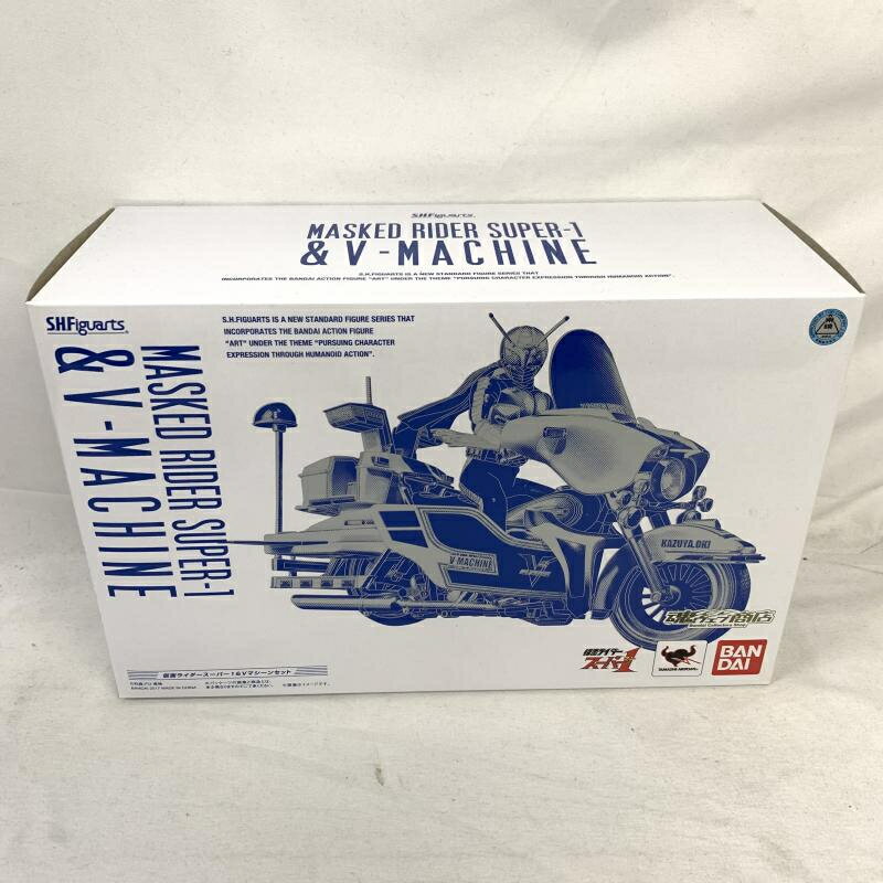 S.H.F 仮面ライダースーパー1&Vマシーンセット(ジャンク品) 楽天市場】s.h.figuarts 仮面ライダースーパー1&vマシーン