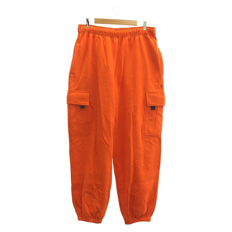 【中古】TOY MACHINE DEAD MONSTER SWEAT LOOSE CARGO PANTS カーゴパンツ L オレンジ トイマシーン[10]