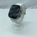 【中古】Apple Apple Watch Ultra 2 GPS+Cellularモデル 49mm A2986 MREJ3J/A ホワイトオーシャンバンド ス...