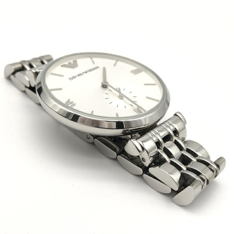 【中古】EMPORIO ARMANI AR1819 腕時計 シルバー エンポリオアルマーニ[10]