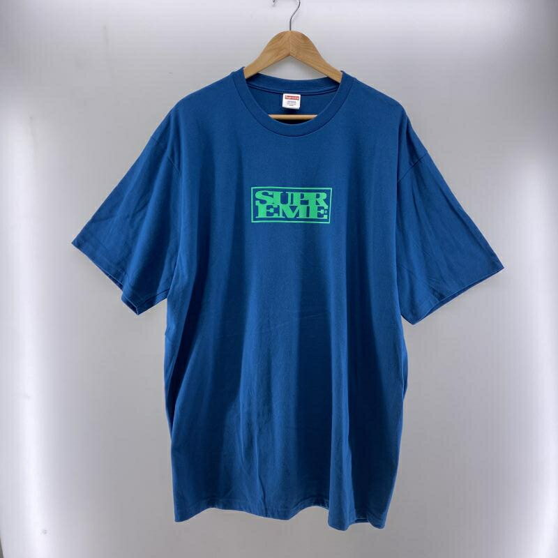 【中古】Supreme 24aw Connect S/S Tee ブルー サイズXXL シュプリーム[24]