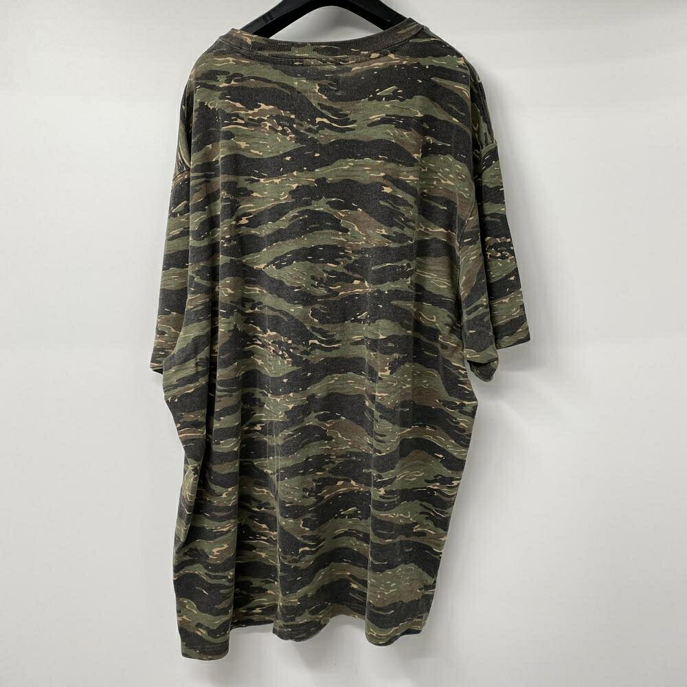 【中古】Supreme 23SS Pocket Tee Olive Camo サイズXXL シュプリーム[17]