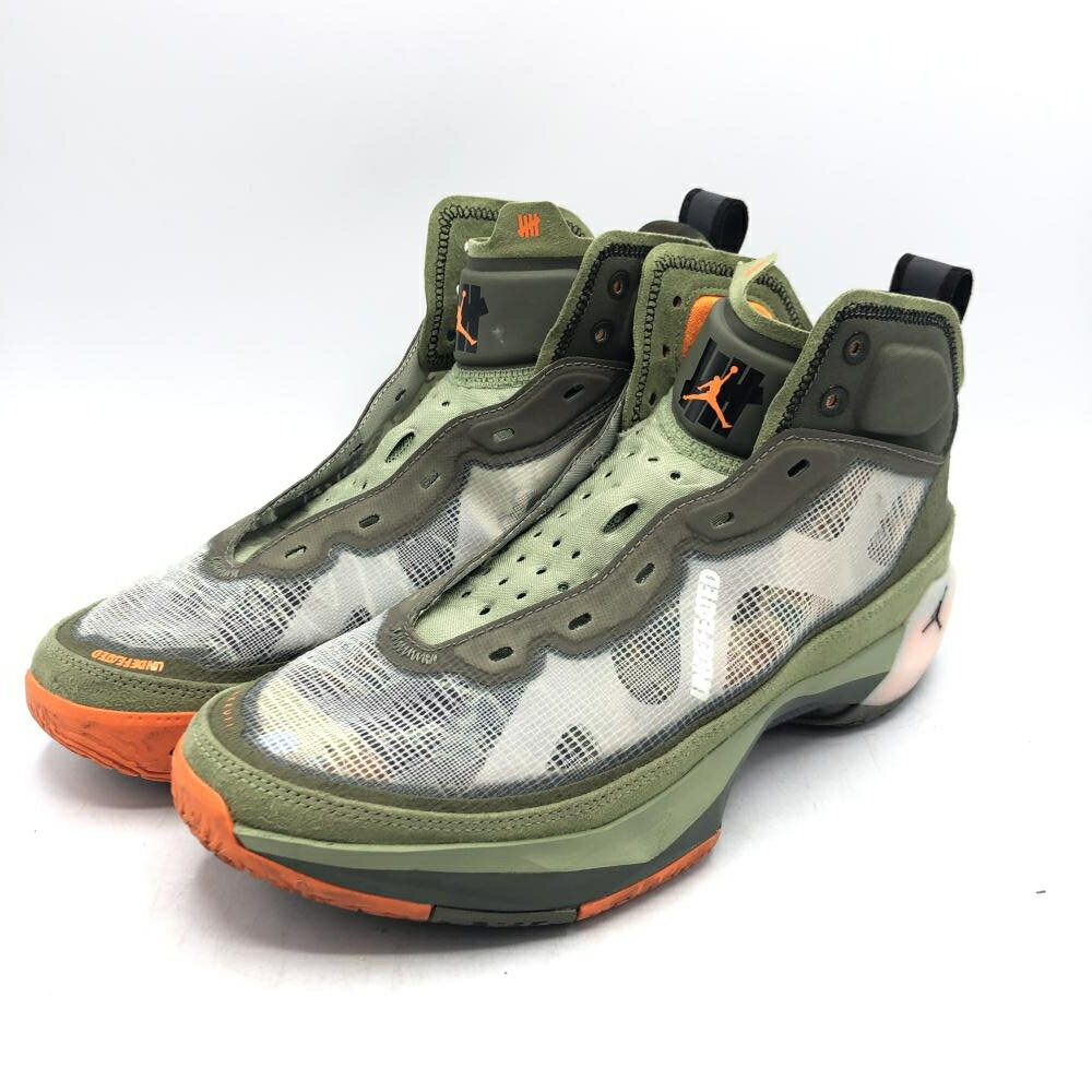 【中古】NIKE×UNDEFEATED AIR JORDAN 37 Oil SP FLIGHT JACKET 28cm DV6255-300 ナイキ アンディフィー..