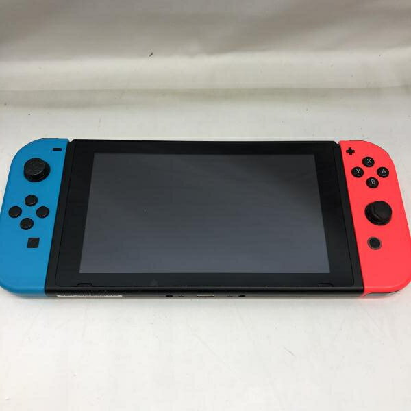 【中古】本体S）ジャンク)Switch本体 青/赤 アダプタ付き 動作未保証[22]