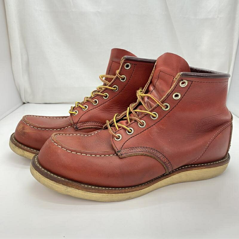 【中古】RED WING 2010年USA製 8875 IRISH SETTER MOC TOE BOOT 8875 サイズ25.5cm ブラウン レッドウィング[91]