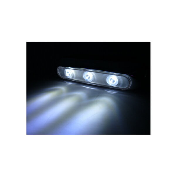 LEDデイライト DC12V用 ディライト フォグランプ バックランプ デイランプ ホワイト 6連 2個セット 高輝度 視認性抜群 送料無料 お宝プライス ###デイライト583-###