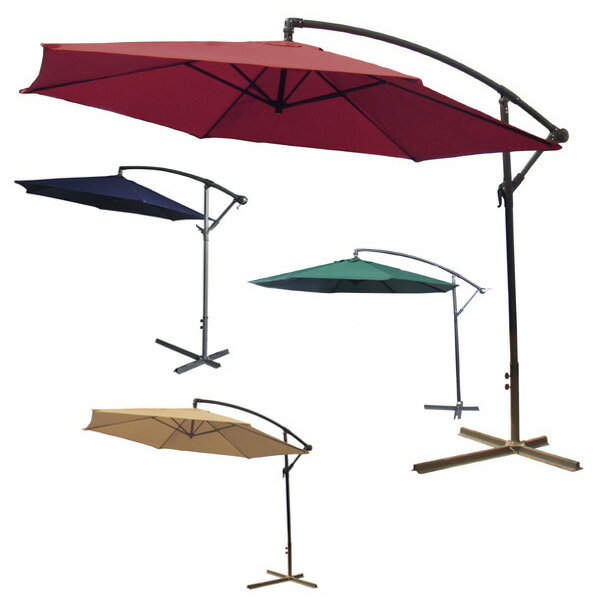 ガーデンパラソル 大型 直径300cm ハンギングガーデンパラソル パラソル 日傘 アウトドア 海 ビーチ ガーデン 傘 パラソル ガーデンパラソル 送料無料 ###パラソルXJS-8G###のサムネイル