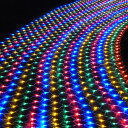 イルミネーション LED ライト ネット 網 288球 屋外...