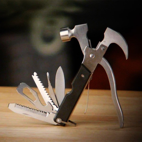 マルチツール 多機能 ハンマー ペンチ 工具 DIY 便利グッズ 斧 ナイフ ドライバー ノコギリ 栓抜き ヤスリ コンパクト アウトドア 送料無料 お宝プライス ###マルチツールHAMMER###通販格安セール情報 楽天 通販