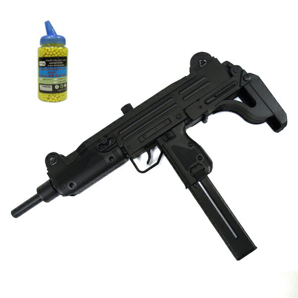 ＼GW企画!5月3日-6日は金額別クーポン配布!!／電動エアガン BB弾2000発付き BB弾付 UZI SMG エアーガン ACアダプタ プロターゲット 6ミリBB弾 ターゲット付き サバゲー ###電動ガンD91/弾◆###のサムネイル