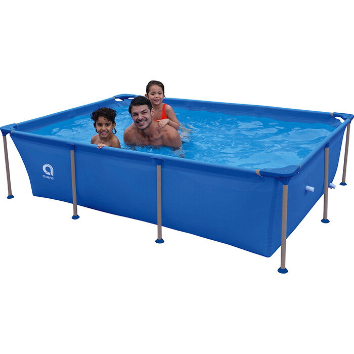 大型フレームプール 258×179×66cm 空気入れ不要 大型 長方形 水あそび プール レジャープール 家庭用プール キッズ 子供用プール 自宅用プール ベランダ ビニールプール フレームプール 大型 長方形 送料無料 ###プール17805######プール17805###