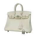 ★SALE【4te4481-g】エルメス ハンドバッグ バーキン25 スイフト ジョーヌミルトン シルバー金具 B刻印【中古】レディース