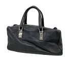 ★最終価格★SALE【5db3233】シャネル ハンドバッグ チョコバー キャビアスキン ブラック シルバー金具【中古】レディース