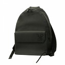 【5dc4679】ルイヴィトン リュック・デイパック LVアエログラム テイクオフバックパック M57079 ノワール【中古】メンズ