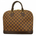 【5ec3173】ルイヴィトン ハンドバッグ ダミエ アルマ N51131 エベヌ【中古】レディース(4)