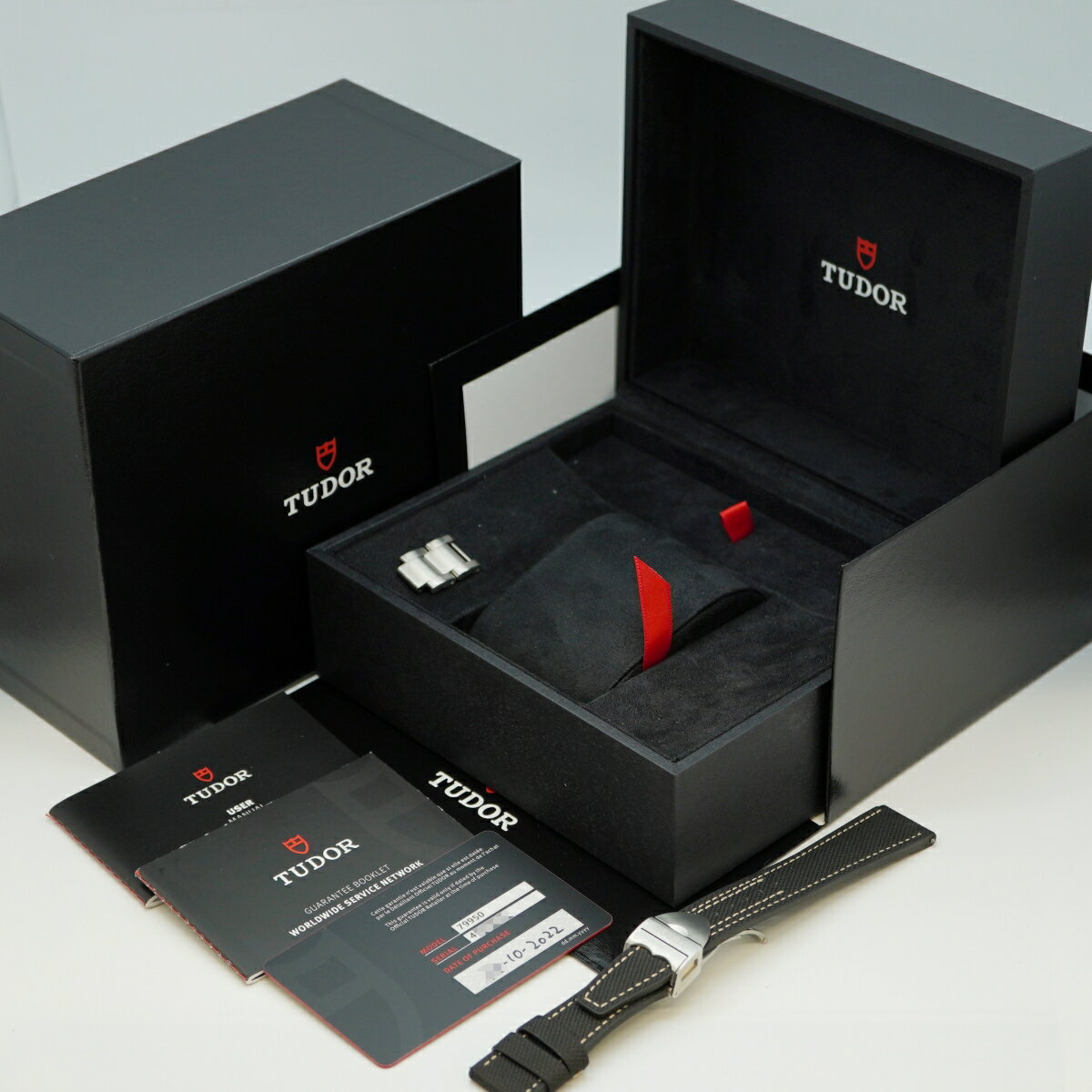 【5wwf0304】チュードル レンジャー 79950 黒文字盤【中古】腕時計 メンズ