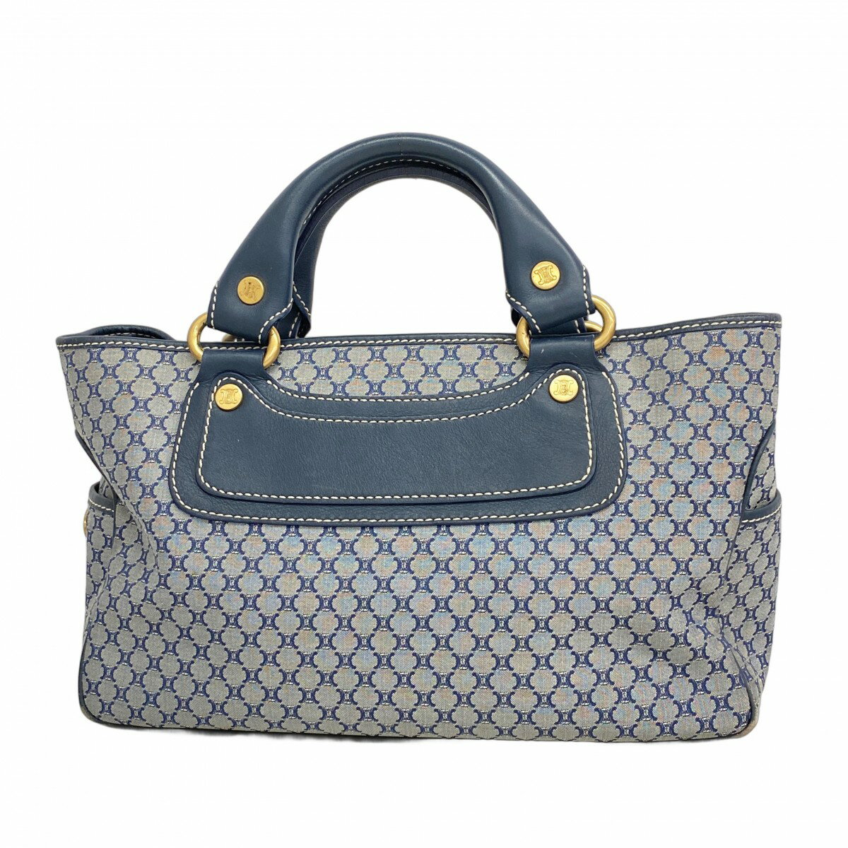 セリーヌ CELINE トリオンフ マカダム ハンドバッグレザー ネイビー中古 楽天市場】セリーヌ マカダム ネイビーの通販