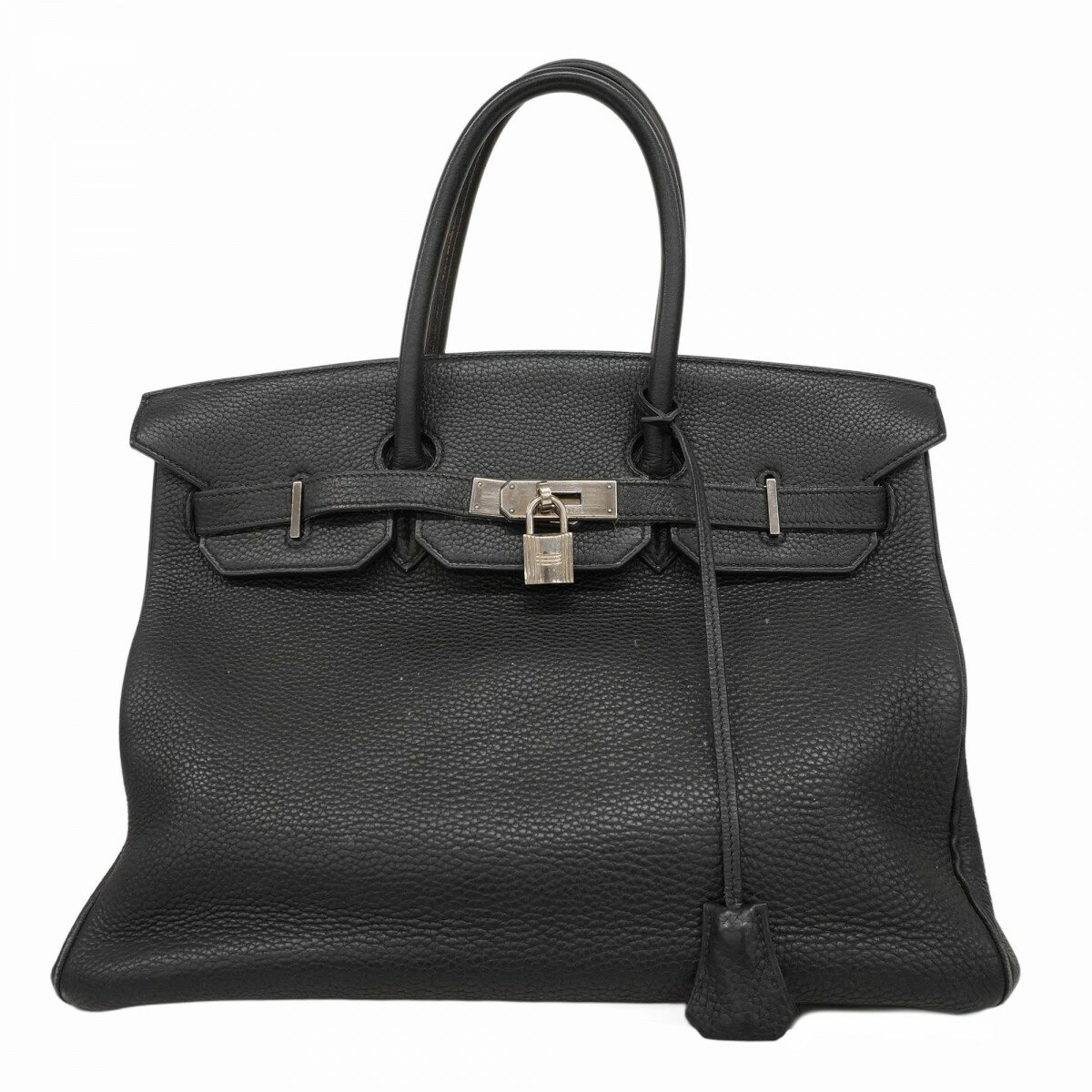★最終価格★SALE【5he5341-h】エルメス ハンドバッグ バーキン35 トゴ ブラック シルバー金具 □I刻印【中古】レディースのサムネイル