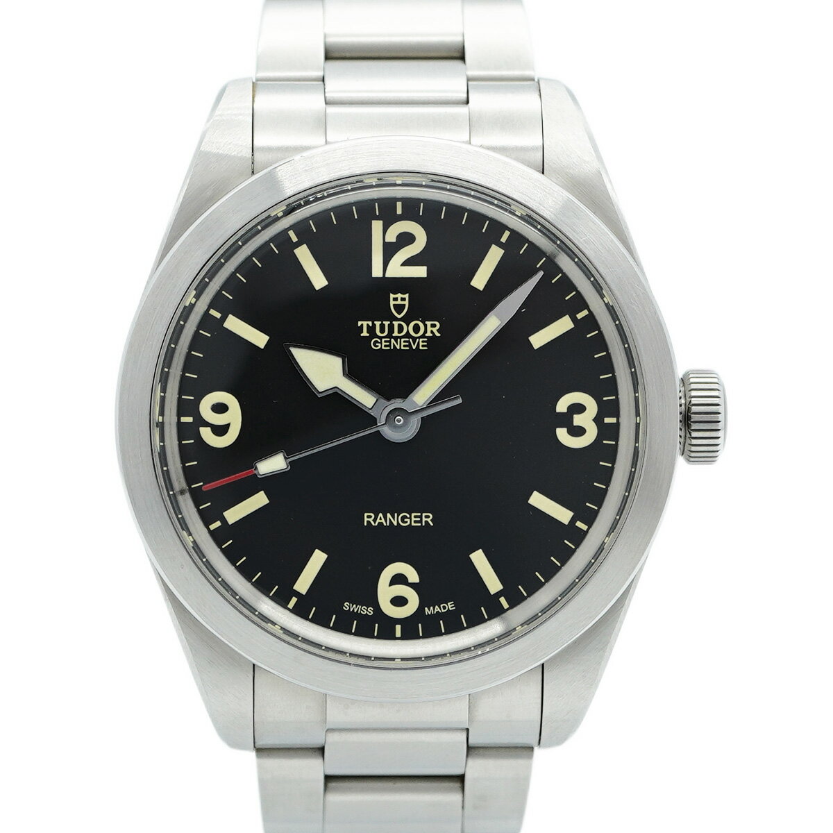 ★最終価格★SALE【5wwm0238】チュードル レンジャー 79950 黒文字盤【中古】腕時計  ...