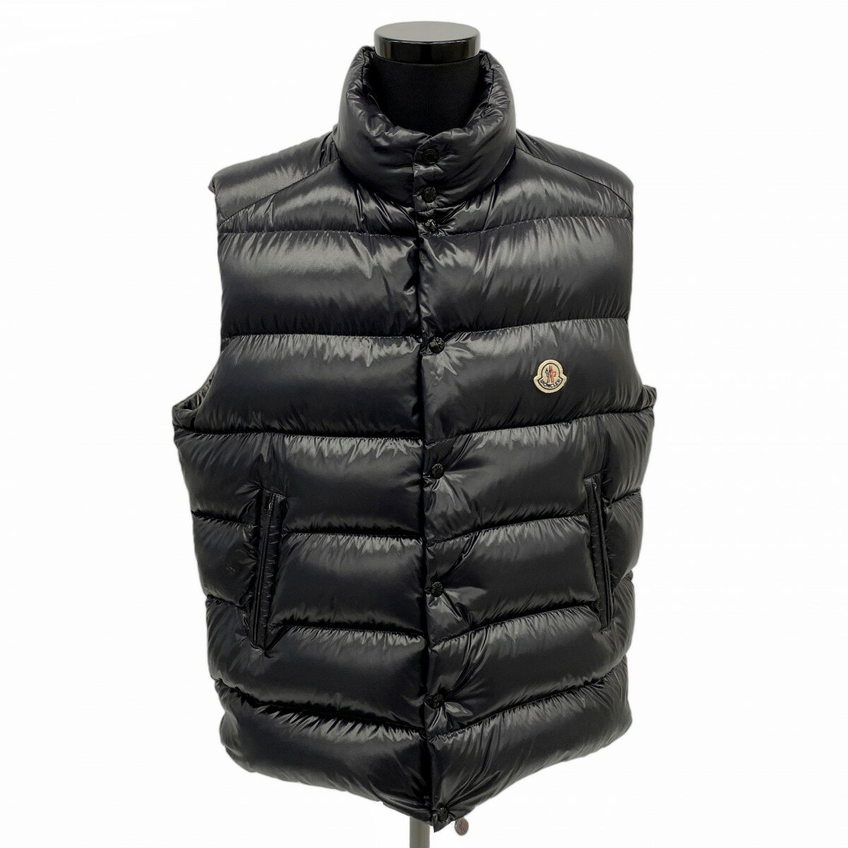 未使用級✨️モンクレールGHANYダウンベスト00　ロゴワッペン　ダークブラウン モンクレール MONCLER レディースダウンベスト GHANY 1A525 00