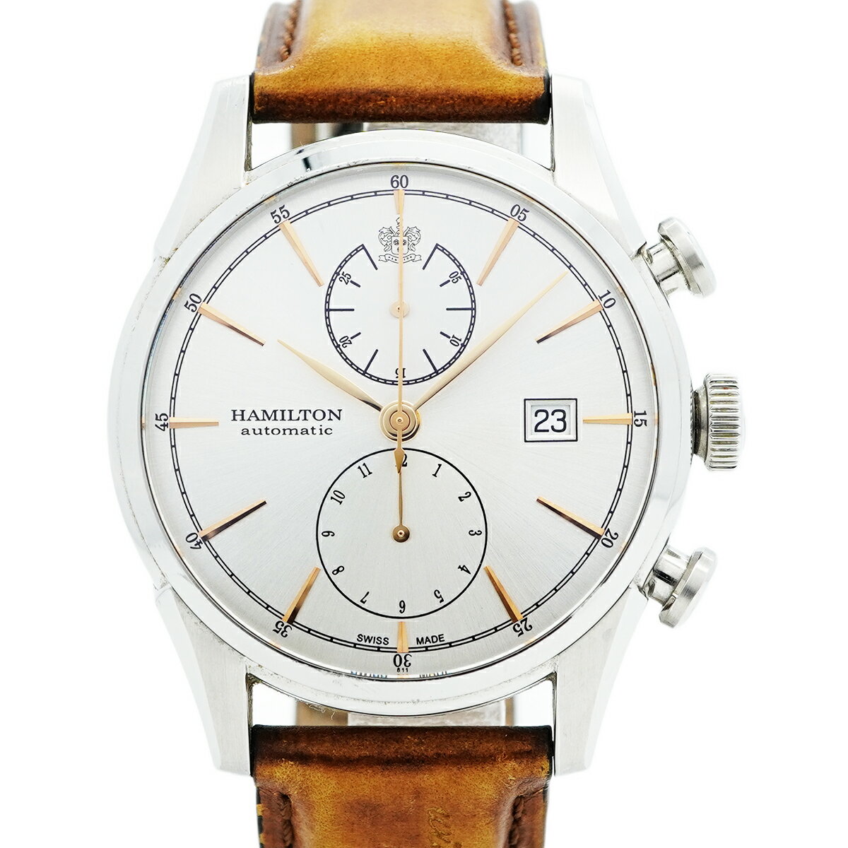 ★最終価格★SALE【5wwo0056】ハミルトン アメリカン クラシック H324160 シルバー文字盤【中古】腕時計 メンズ