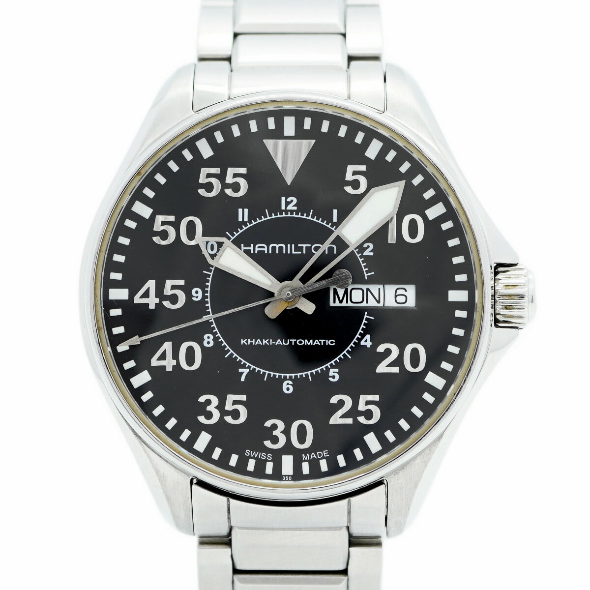 ★SALE【5wwo0089】ハミルトン カーキ アビエーション H644250 黒文字盤【中古】腕時計 メンズ