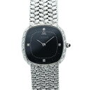 【5wwd0174】セイコー クレドール 5A70-5300 黒文字盤【中古】腕時計 レディース