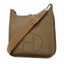 ★最終価格★SALE【5eb1982】エルメス ショルダーバッグ エヴリン3 トリヨンクレマンス エトゥープ シルバー金具 B刻印【中古】レディース(4)