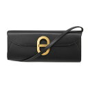 ★SALE【5fc3979】エルメス ショルダーウォレット マイヨン シェ―ヌダンクル トゥーゴー スイフト ブラック ゴールド金具 W刻印【中古】レディース