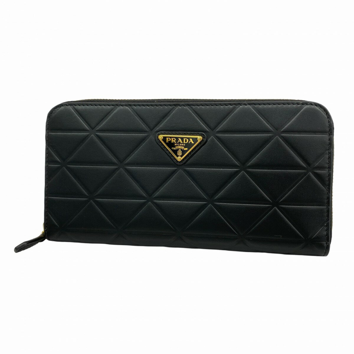 PRADA カーフレザー 長財布 三角ロゴ ブラック 楽天市場】プラダ ソフトカーフ 財布の通販