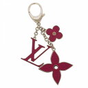 ★SALE【5fd5256】ルイヴィトン キーホルダー エピ ビジューサックフルールドゥ M65224 シルバー フューシャ【中古】レディース
