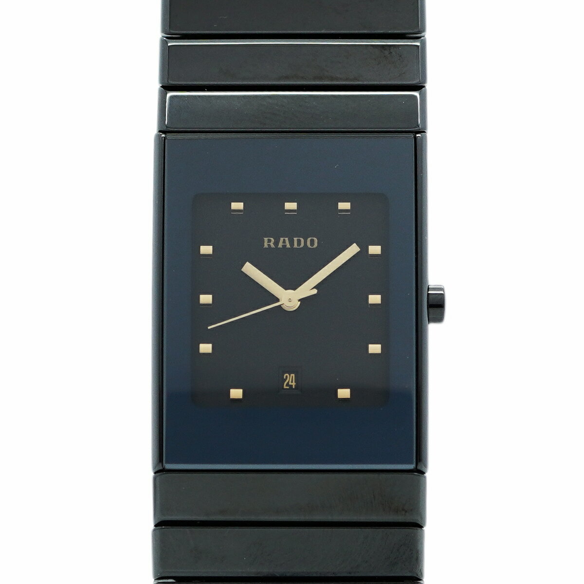 ★SALE【5wwm0283】ラドー ダイヤスター 111.0348.3 黒文字盤【中古】腕時計 レディース