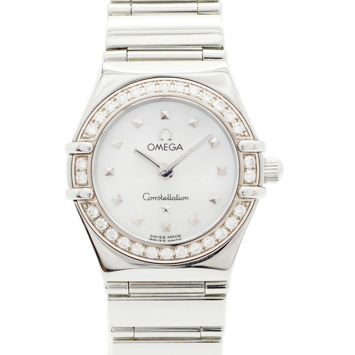 【5wwo0254】オメガ コンステレーション 1465.71 白文字盤【中古】腕時計 レディース